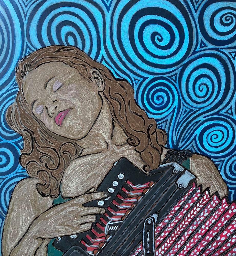 Print Rosie Ledet Zydeco Sweetheart by Kelly Schafer