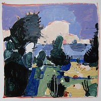 Acrylic painting Little Beach at Gores Landing   by Harry Stooshinoff