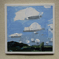 Acrylic painting Sky Watch by Harry Stooshinoff