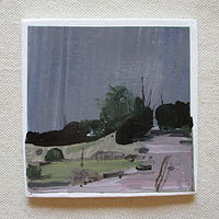 Acrylic painting Little Bluff by Harry Stooshinoff