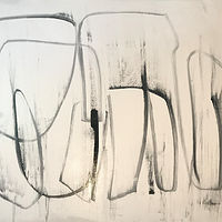 Acrylic painting Oblivious by Sarah Trundle