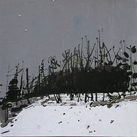 Acrylic painting RESERVED FOR MARTY, Buffer by Harry Stooshinoff