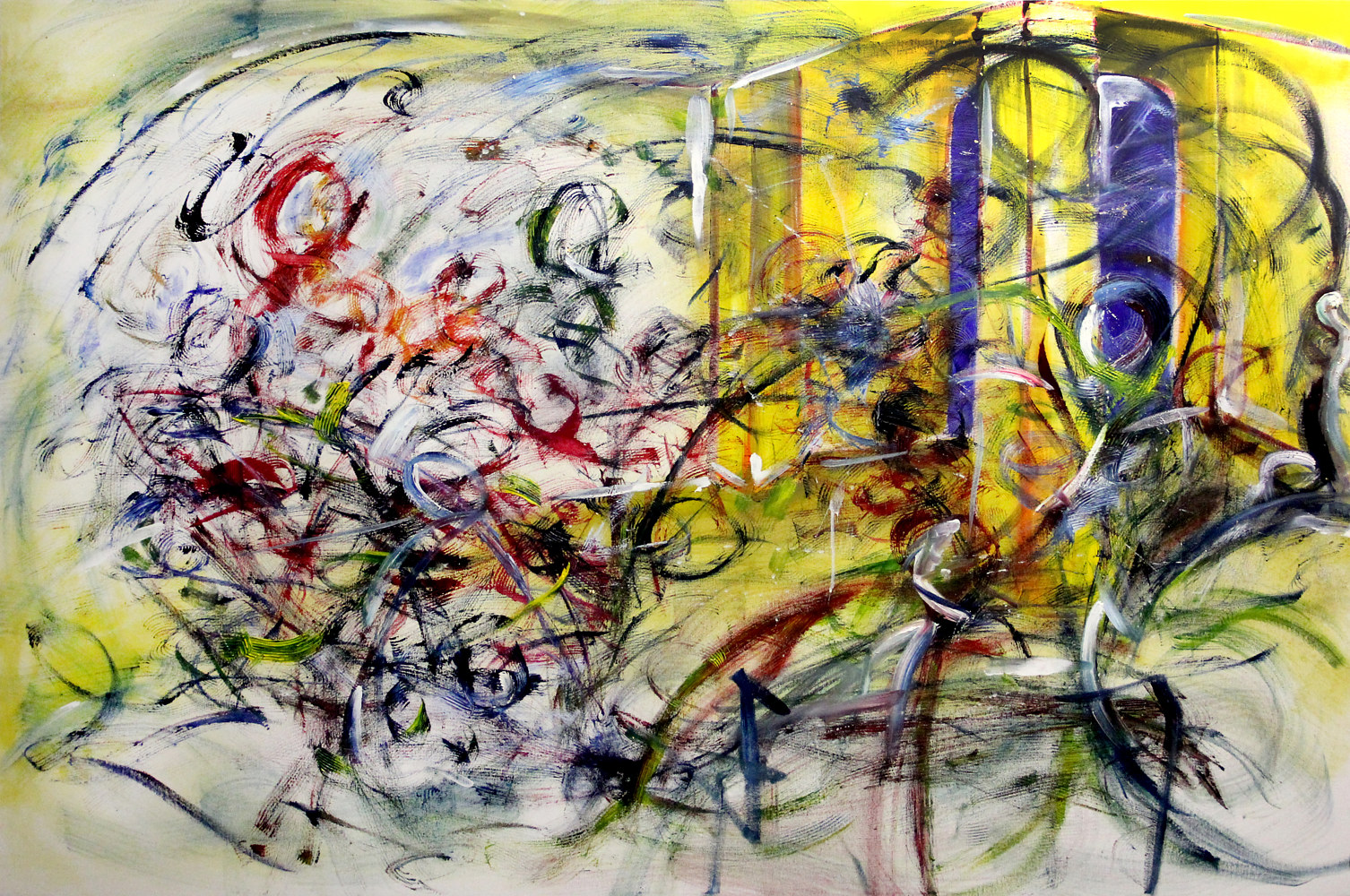 Oil painting Des Conteneur De L'or by Sidi Chen