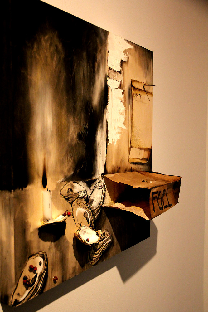 Watercolor Still Alive - Nine Things (Side View) by Sidi Chen
