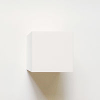 Acrylic painting Finite Volumes of Infinite Space (white) (detail) by Amarie Bergman