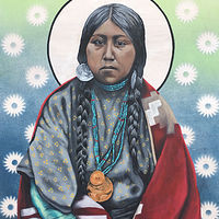 Acrylic painting Yakima Sally by Stuart  Sampson