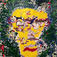 Acrylic painting portrait.6 by Jeffrey Newman
