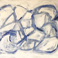 Acrylic painting In A Roundabout Way by Sarah Trundle
