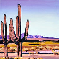 Acrylic painting Keeping Watch by Steve Latimer