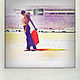 Corrida in Valencia by Michel Bourquard