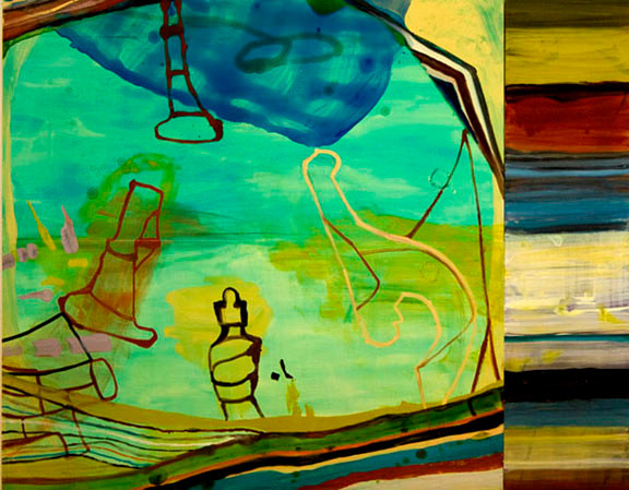 Oil painting Etruscan Dream by Susan Sharp