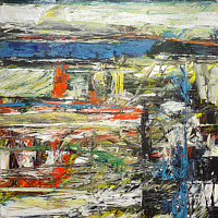 Acrylic painting Elemental No. 3 by David Tycho