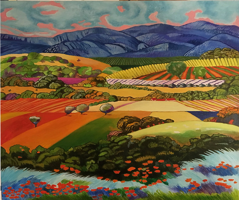 Foothills of the Sierra Madre by Carmen Estrada
