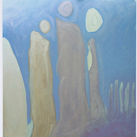 Print The Visitors digital print by Patricia Rain Gianneschi-McNichols