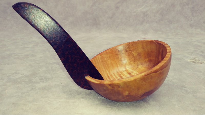 Curly Maple with Snake wood handle by Derek bencomo Bencomo