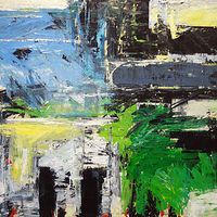 Acrylic painting Elemental No. 12 by David Tycho