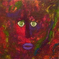 Oil painting OGM no 5 by Gaetane Cummings