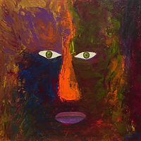 Oil painting OGM no 34 by Gaetane Cummings