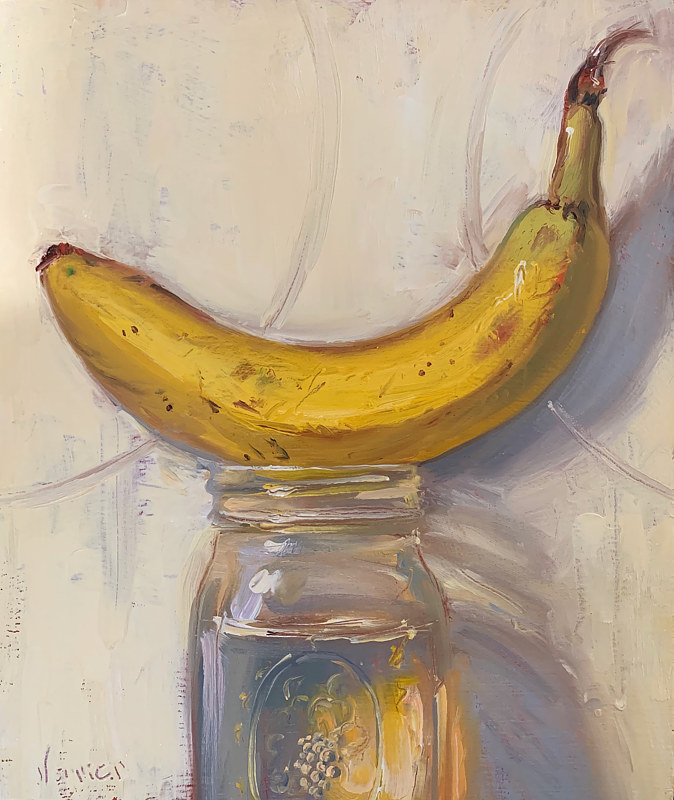 “Banana &amp;amp; Jar of Water” by Noah Verrier