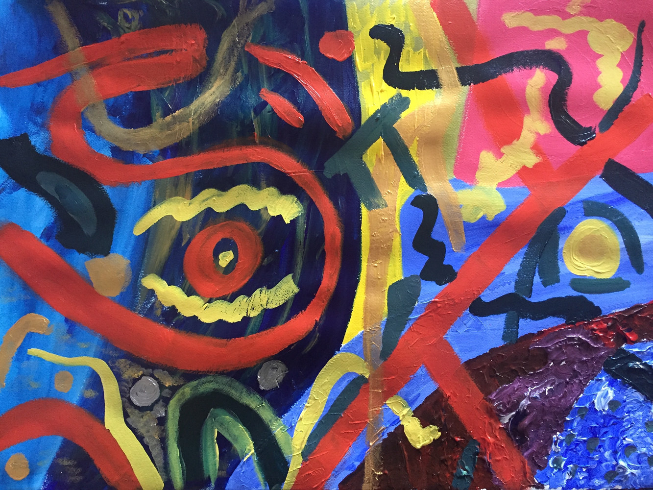 Acrylic painting IMG_8989 by Steven Graubart