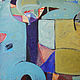 Acrylic painting Olya’s Journey #5 by Will Bushell