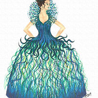 Oceana - concept sketch by Angela Dale
