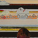 In/Out of Place: acrylic, oil on canvas, 24&quot; x 24&quot; 2007 by Judy Southerland