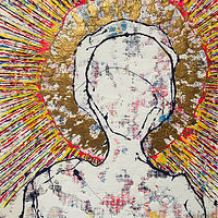 Acrylic painting we by Jeffrey Newman