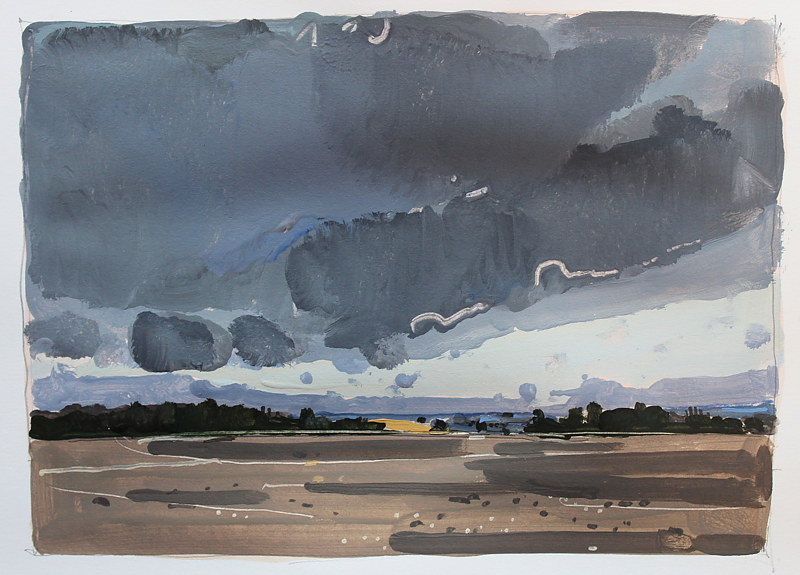 Acrylic painting March Goodbye by Harry Stooshinoff