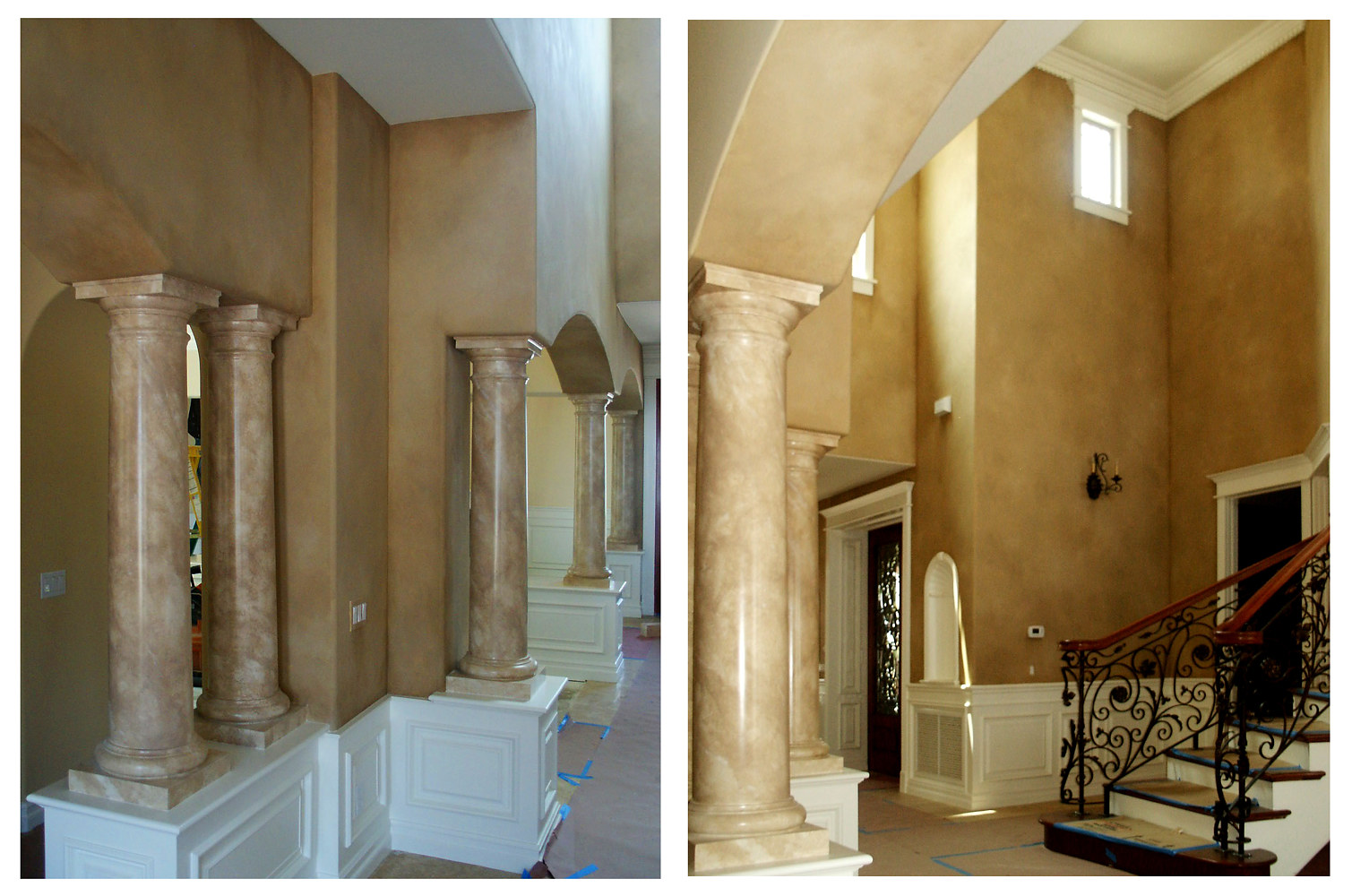 Paint finish Woodbury college Robert Milling Studios