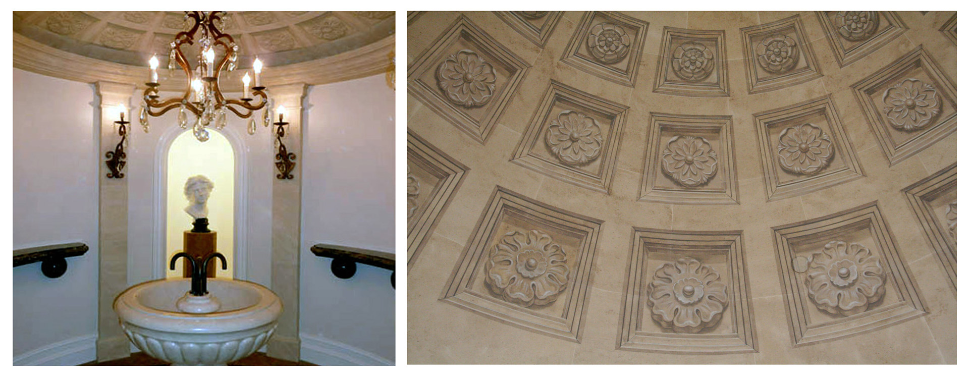 Limestone Surround and Ceiling by Robert Milling