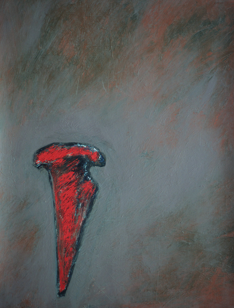 Oil painting Attachment Object Two by Pamela  Speight 