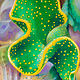 Oil painting Polka Dot Curly Cactus by Raymond Noesen