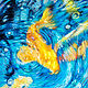 Oil painting Friday Fish XXXIV by Raymond Noesen