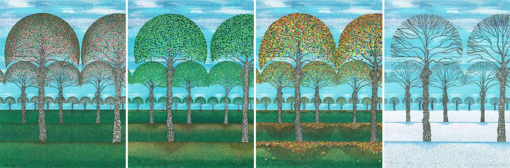 Print  Seasons by Lawrie  Dignan