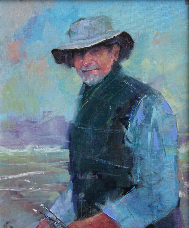 Self Portrait Three Oil 11x14 2012 by Brian Buckrell