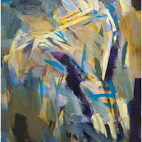 Acrylic painting  Blowing up a storm (Flute player) by tomorourke O&#039;rourke