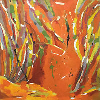 Acrylic painting Autumn II by Almut Dale