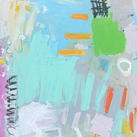 Mixed-media artwork The Bright Side by Sarah Trundle