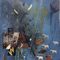 Acrylic painting Cry for Change by Almut Dale
