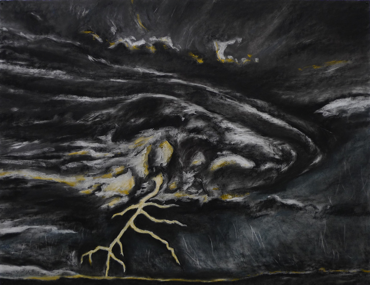 Drawing No Picnic 2 by Pamela  Speight 