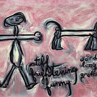 Oil on paper, 2010, 30 x 22 inches (76 x 56 cm) by Pamela  Speight 