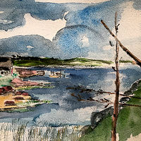 watercolour by Chris  Gill