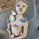 Ceramic and Steel piece after firing by Leanne Schnepp
