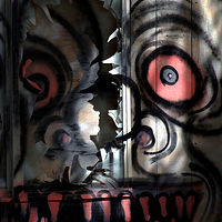 Painting &quot;Satanic Verse&quot; by Hunter Madsen