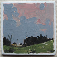 Acrylic painting Little Stand at Dawn  by Harry Stooshinoff