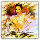 001-Cardi B _patching in the background 20x20x300 - print  by Michel Bourquard