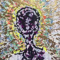 Acrylic painting inside.out. by Jeffrey Newman
