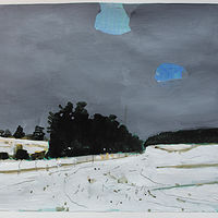 Painting On the Line by Harry Stooshinoff
