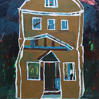 Drawing Rooming House by Harry Stooshinoff